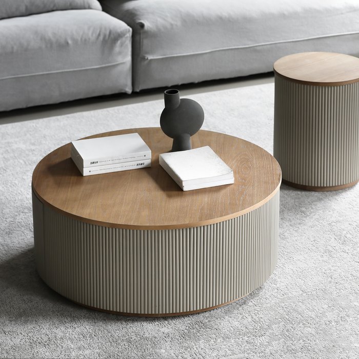Stonekind - Table basse - Bouleau, Chêne - Nouvelle Classique de Stonekind