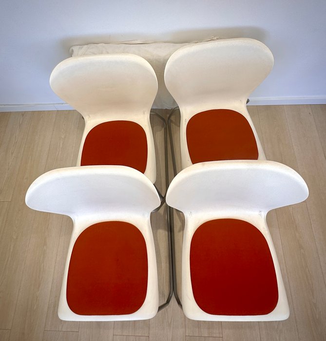 Steelcase - Steelcase - Chaise (4) - Chaises Eastside-West de Steelcase - Aluminium - Steelcase Eastside - NP