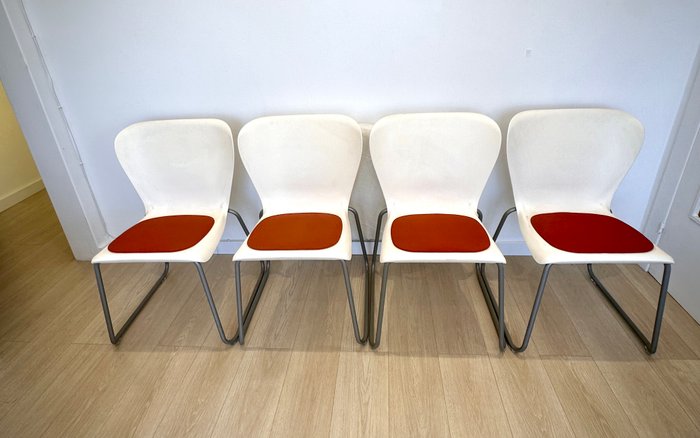 Steelcase - Steelcase - Chaise (4) - Chaises Eastside-West de Steelcase - Aluminium - Steelcase Eastside - NP