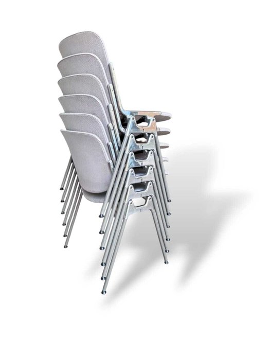 Castelli - Giancarlo Piretti, Unknown - Chaise (6) - D.S.C. 106 Arc-en-ciel - Aluminium