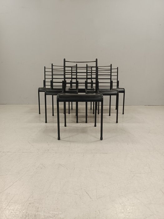 Cappellini - Chaise (6) - Leipzig - Métal - Métal peint
