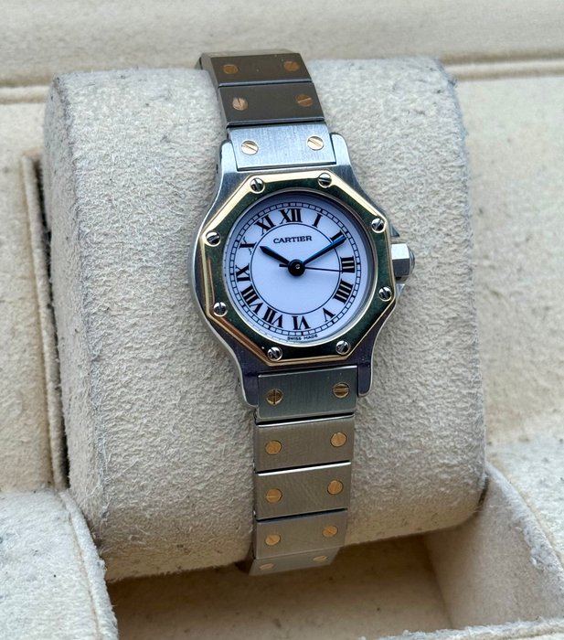 Cartier - Santos Octagon - 0907 - Femme - 1990-1999