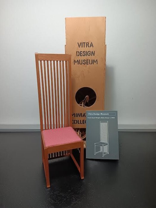Vitra Design Museum - Frank Lloyd Wright - Chaise - Collection de Miniatures Maison Robie 1 - Bois