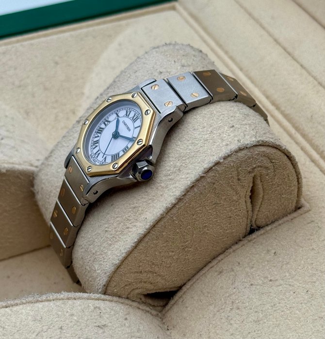 Cartier - Santos Octagon - 0907 - Femme - 1990-1999
