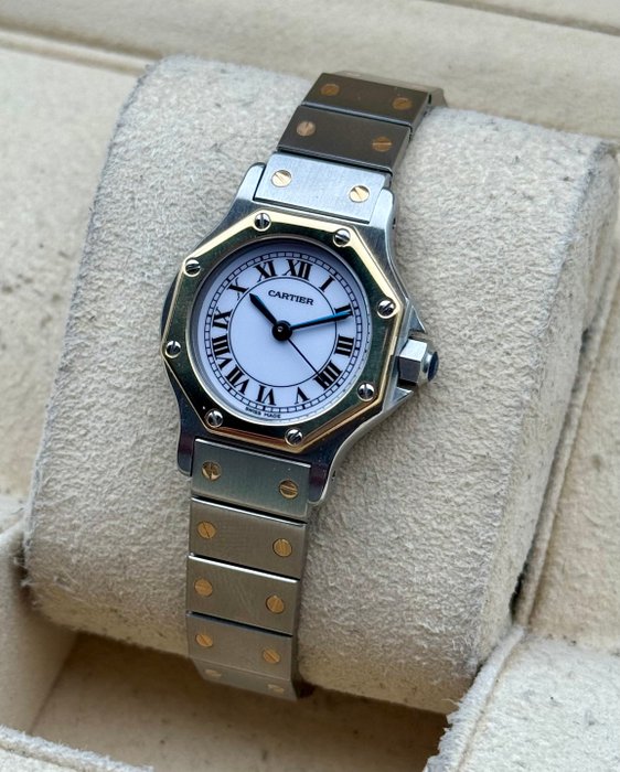 Cartier - Santos Octagon - 0907 - Femme - 1990-1999