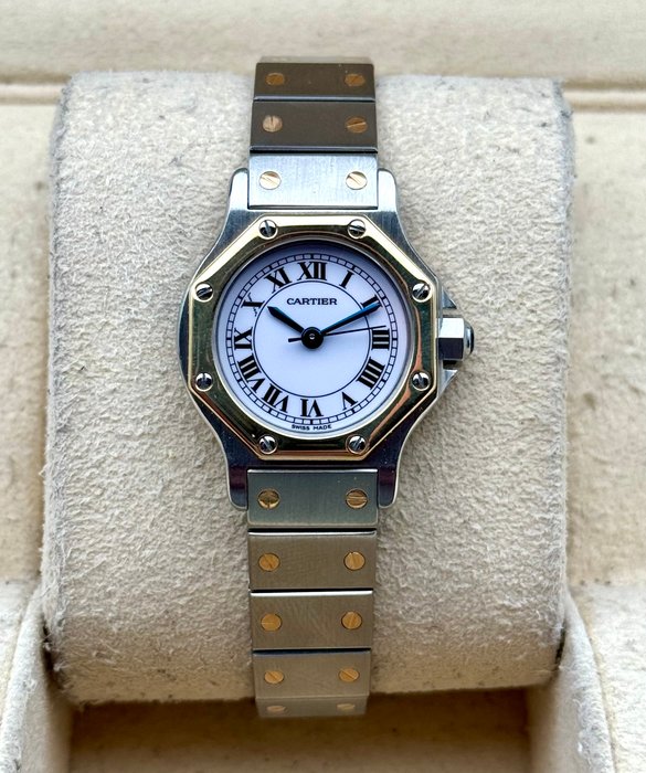 Cartier - Santos Octagon - 0907 - Femme - 1990-1999