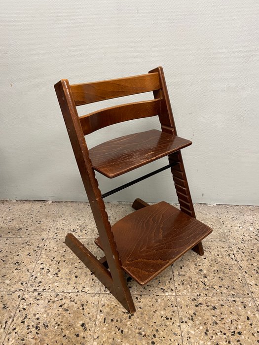 Stokke - Peter Opsvik - Chaise - Tripp Trapp - Bois - Brun chaud