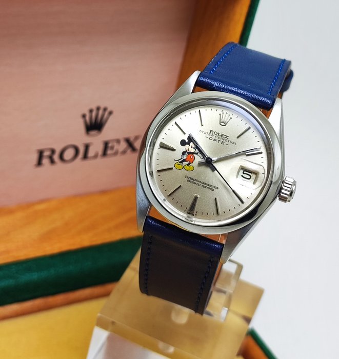 Rolex - Oyster Perpetual Date “Mickey Mouse” - Sans Prix de Réserve - Ref. 1500 - Homme - 1969