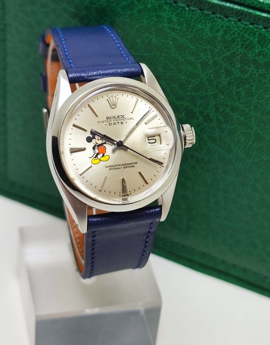 Rolex - Oyster Perpetual Date “Mickey Mouse” - Sans Prix de Réserve - Ref. 1500 - Homme - 1969