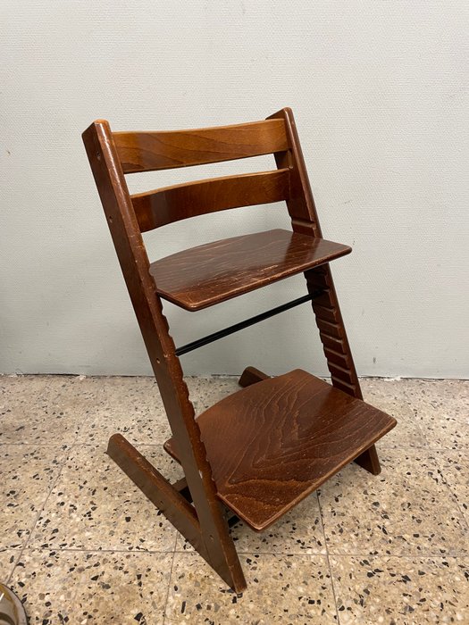 Stokke - Peter Opsvik - Chaise - Tripp Trapp - Bois - Brun chaud