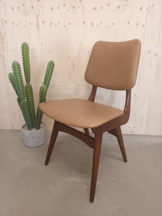 Webe - Louis van Teeffelen - Chaise - Teck - revêtement d%27origine
