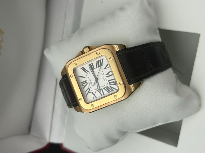 Cartier - Santos 100 - 2879 - Homme - 2000-2010