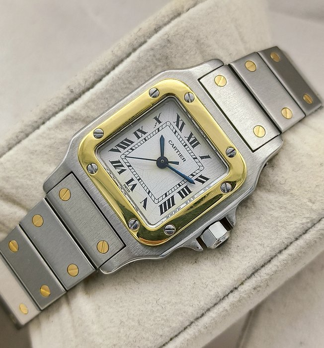 Cartier - Santos Galbee Automatic - Sans Prix de Réserve - 0902 - Femme - 1990-1999