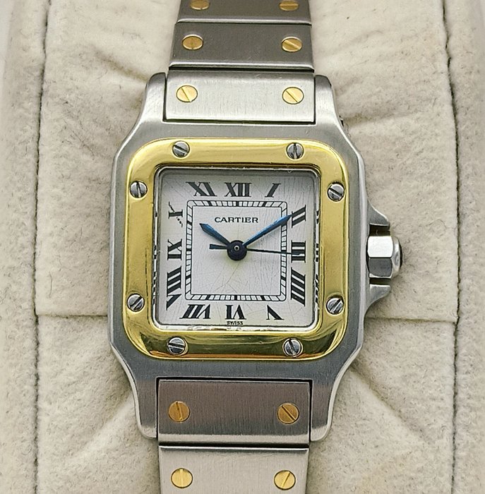Cartier - Santos Galbee Automatic - Sans Prix de Réserve - 0902 - Femme - 1990-1999