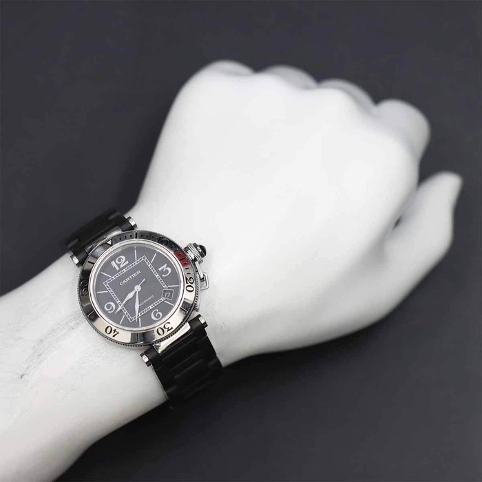 Cartier - Pasha Seatimer - W31077U2 - Homme - 2000-2010