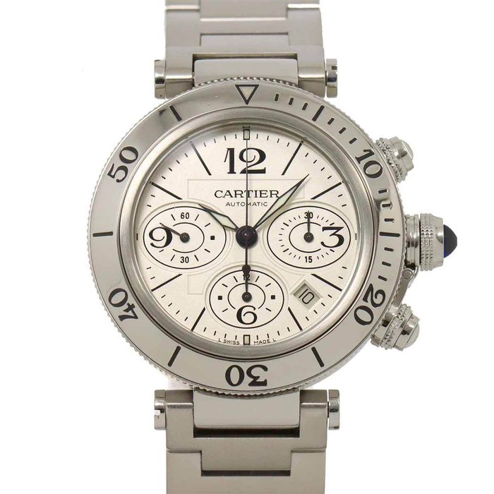 Cartier - Pasha Seatimer Chronograph - W31089M7 - Homme - 2010-2020