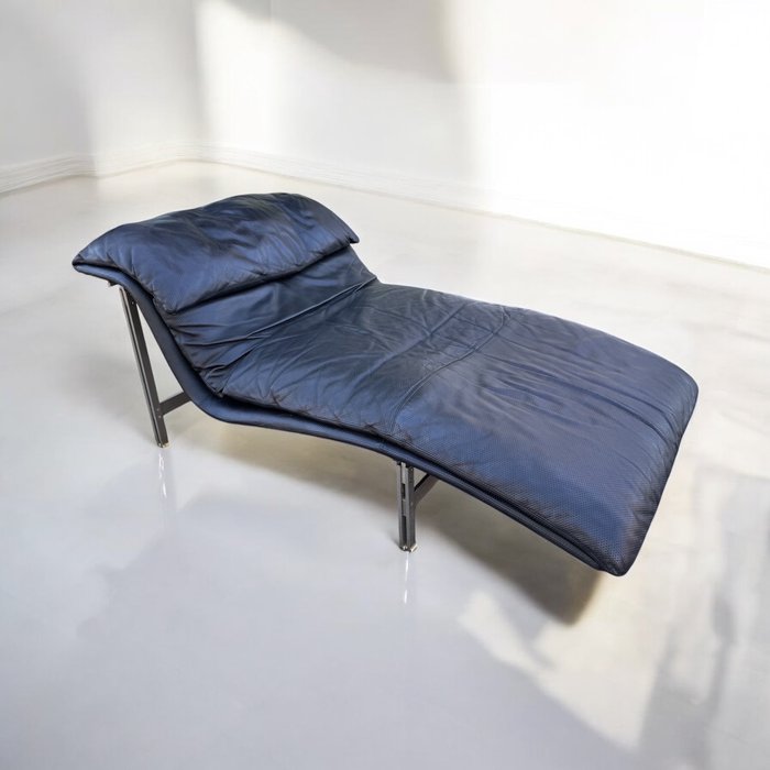 Saporiti - Giovanni Offredi - Chaise longue - vague - Cuir