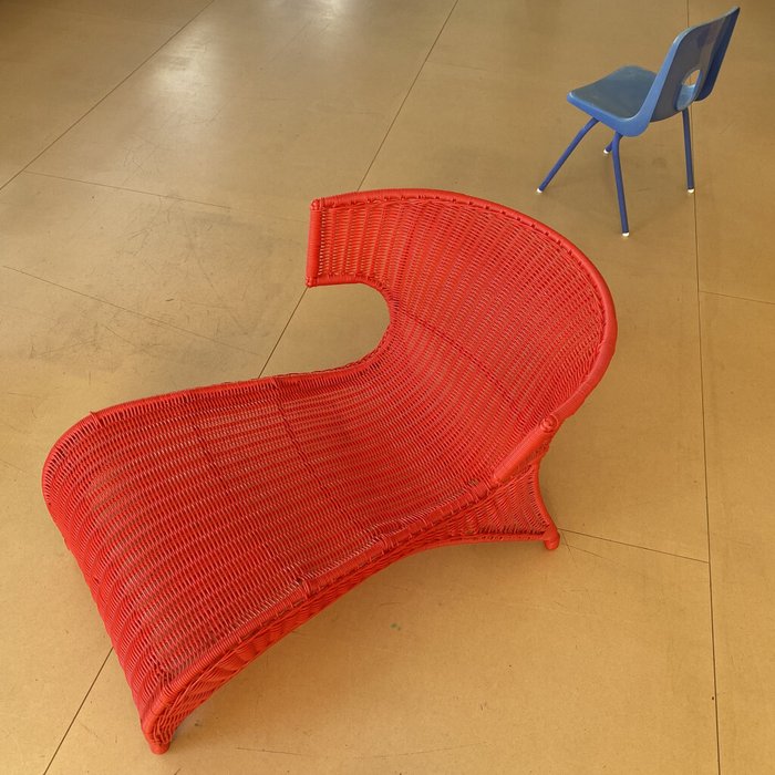 IKEA - Monika Mulder - Chaise longue - Sävö - Métal, Polyester