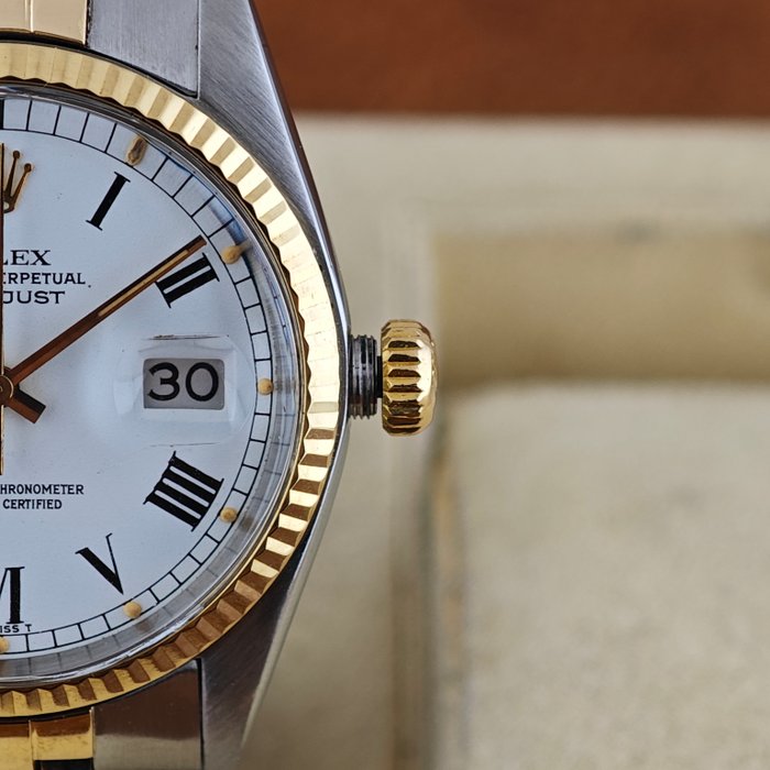 Rolex - Oyster perpetual Datejust %27%27 Buckley Dial %27%27 - Sans Prix de Réserve - Ref. 16013 - Homme - 1978