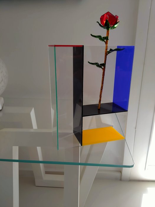 Frank Kerdil - Vase - Acrylique - Vase Mondri Primario
