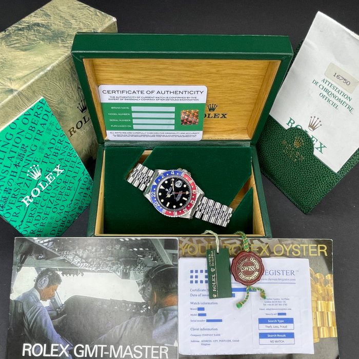 Rolex - GMT-Master - 16750 - Homme - 1986