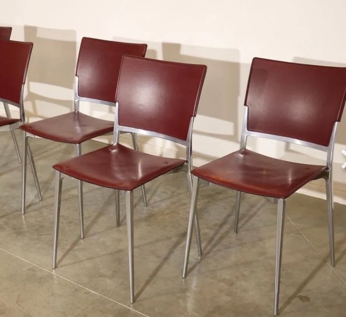 Fasem - Archirivolto - Ergo - Chaise (4) - Cuir, Métal
