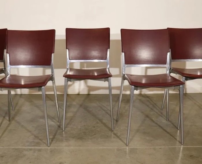 Fasem - Archirivolto - Ergo - Chaise (4) - Cuir, Métal