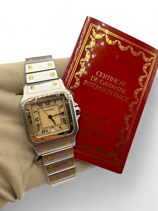 Cartier - Santos Galbée - 187901 - Homme - 1990-1999