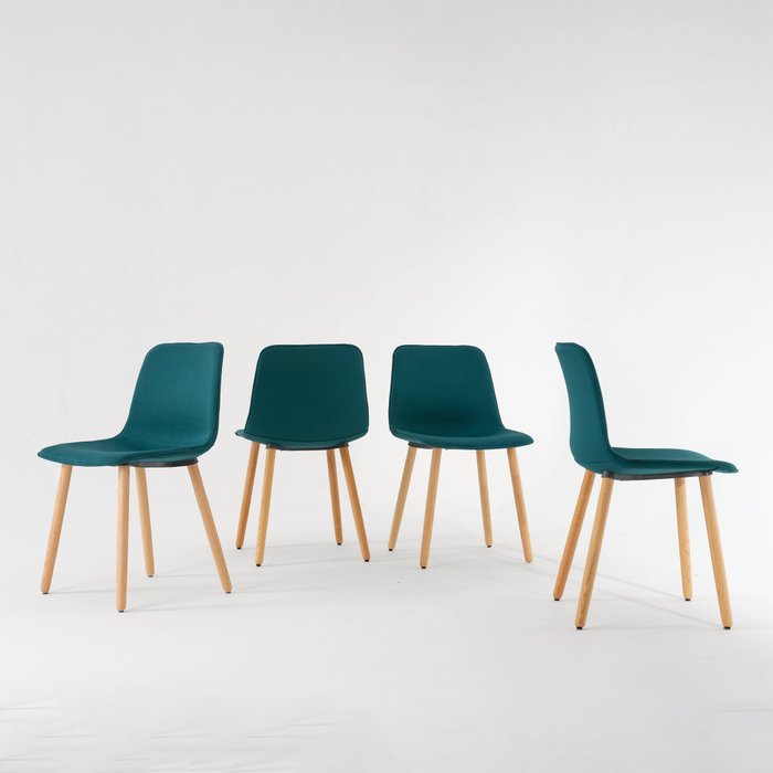 Inclass - Simon Pengelly - Chaise (4) - TAPIS VARYA - Bois, Tissu