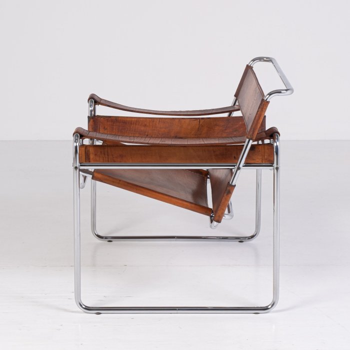Gavina - Marcel Breuer - Chaise - Chaise Wassily - Acier, Cuir