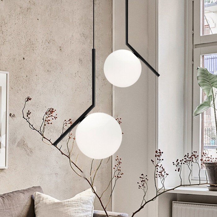 Flos - Michael Anastassiades - Lampe à suspendre - Suspension IC Lights 1 - Aluminium, Verre