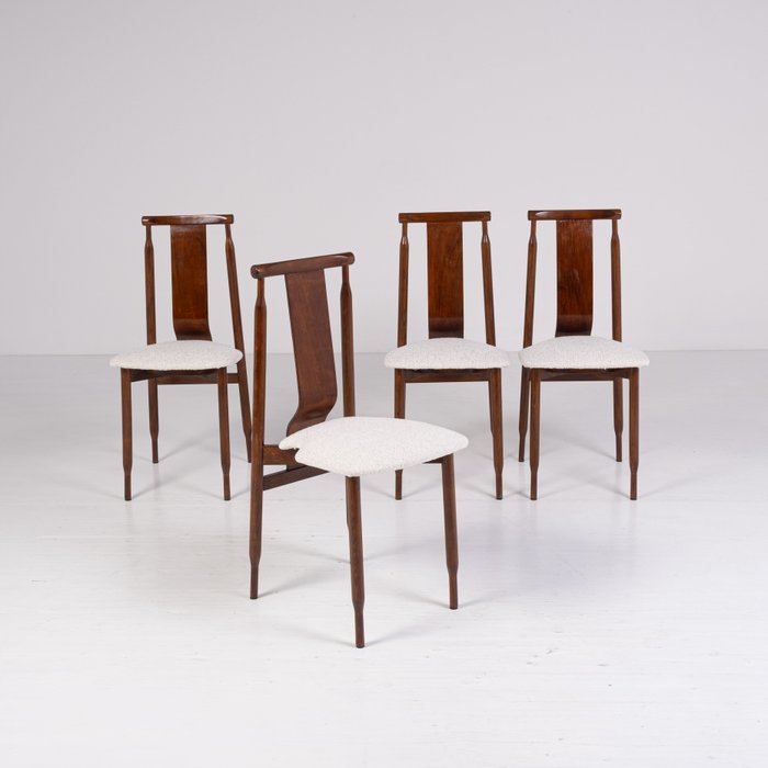 Gavina - Achille Castiglioni, Pier Giacomo Castiglioni - Chaise (4) - Lierna - Hêtre