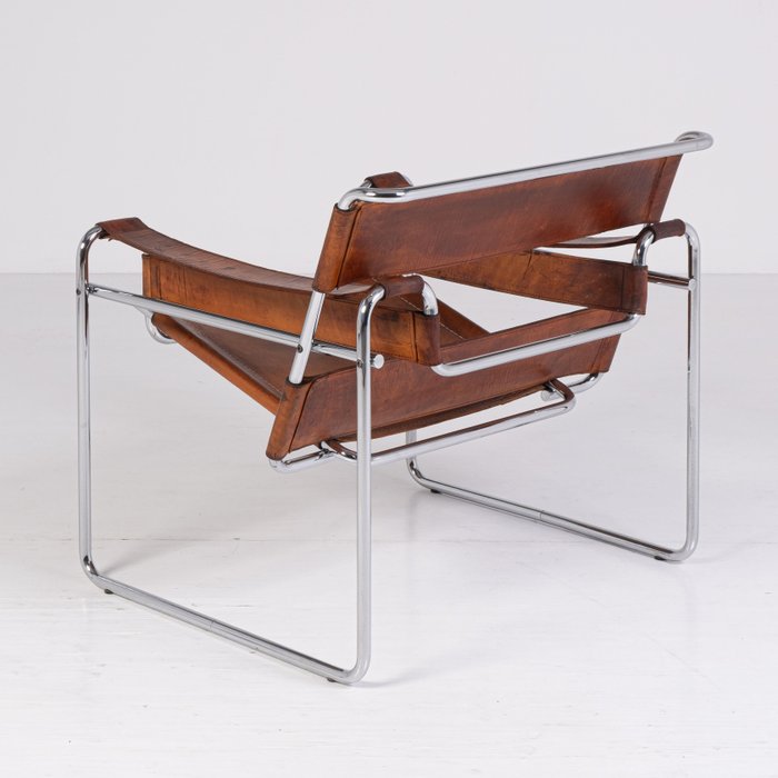 Gavina - Marcel Breuer - Chaise - Chaise Wassily - Acier, Cuir
