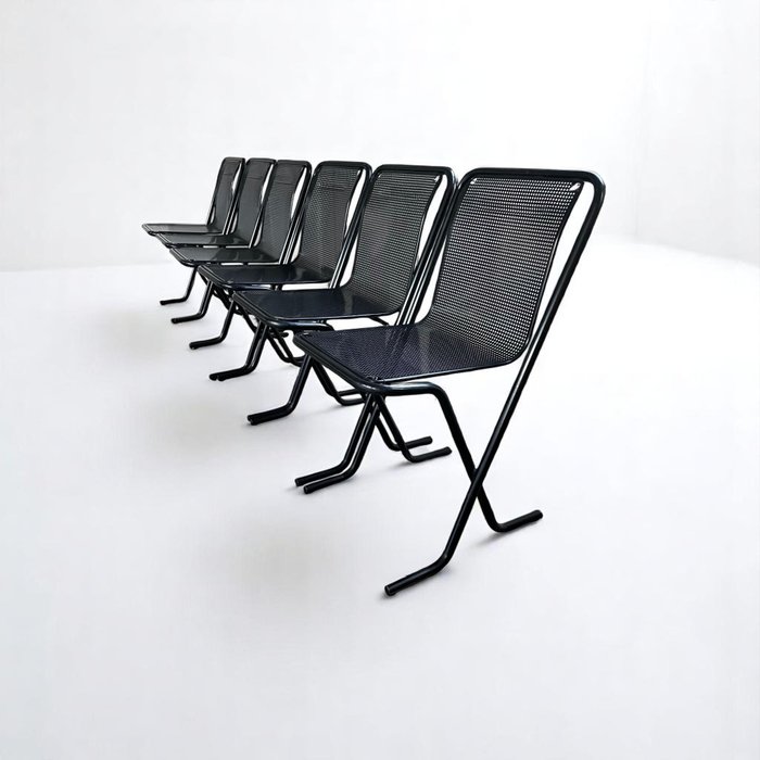 Arrben Italy - Canguro - Chaise (6) - Métal - chaises design empilables