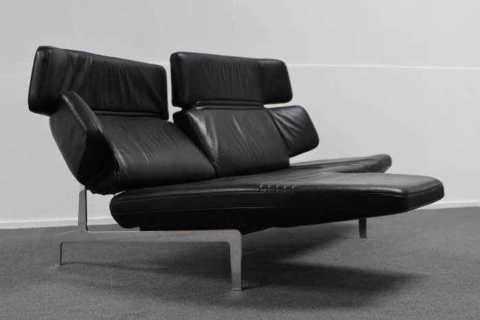 de Sede - Alfredo Häberli - Canapé - DS-480 - Acier, Chrome, Cuir