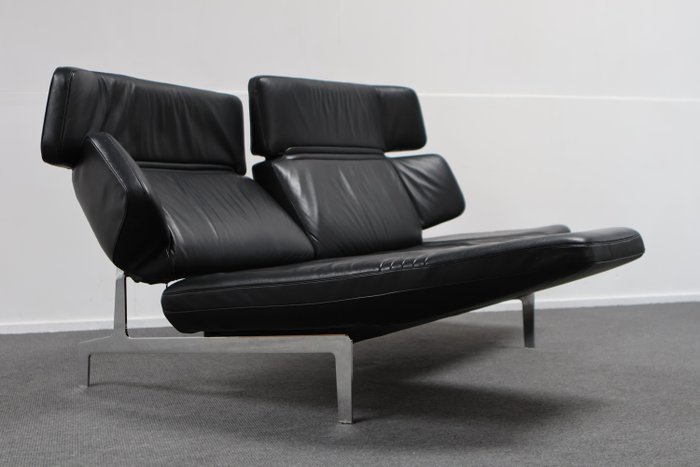 de Sede - Alfredo Häberli - Canapé - DS-480 - Acier, Chrome, Cuir