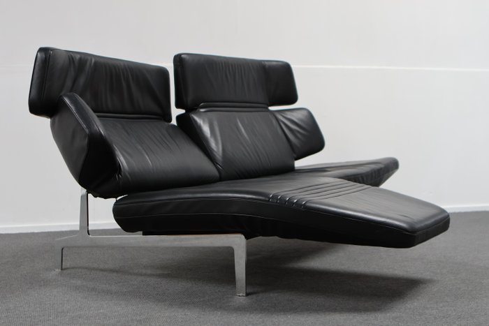 de Sede - Alfredo Häberli - Canapé - DS-480 - Acier, Chrome, Cuir