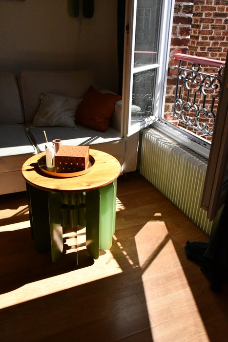 Studio Brusseau - Félix Brusseau - Table basse - Fulcrum - Bois de pin