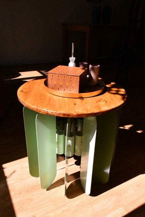 Studio Brusseau - Félix Brusseau - Table basse - Fulcrum - Bois de pin