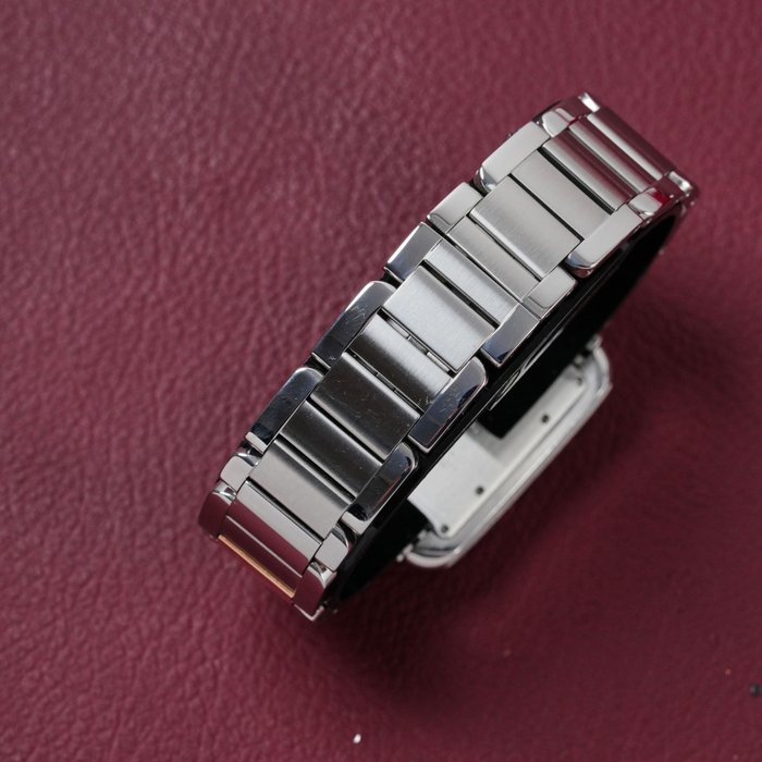 Cartier - Tank Anglaise Rose Gold and Steel - W5310037 - Femme - 2010-2020