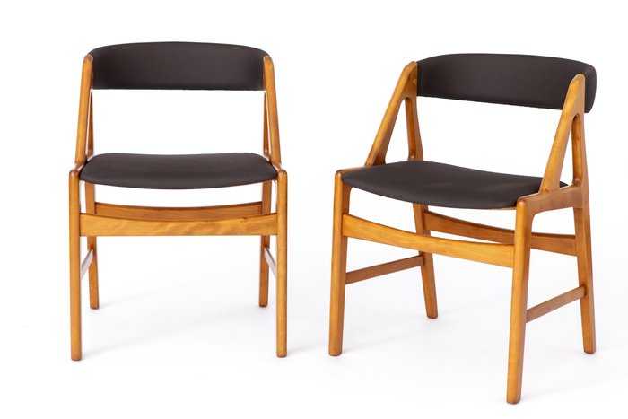 Henning Kjaernulf - Chaise de salle à manger (2) - Hêtre
