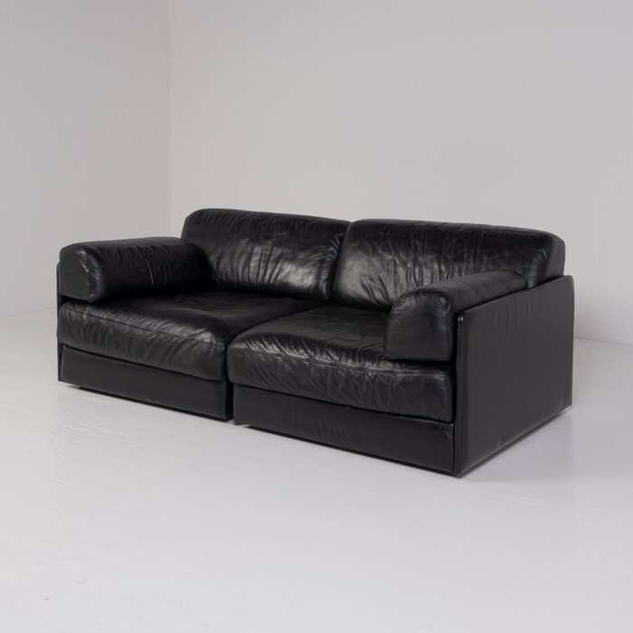 Sofart DE SEDE - De Sede Design Team - Canapé (2) - DS-76 - Cuir, Plastique