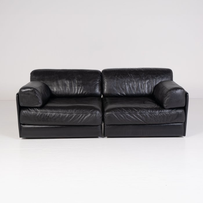Sofart DE SEDE - De Sede Design Team - Canapé (2) - DS-76 - Cuir, Plastique