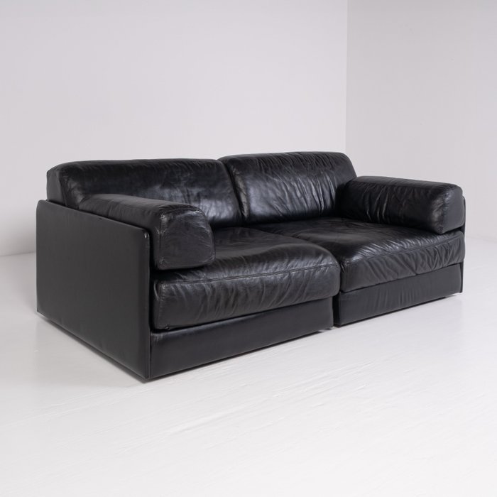 Sofart DE SEDE - De Sede Design Team - Canapé (2) - DS-76 - Cuir, Plastique