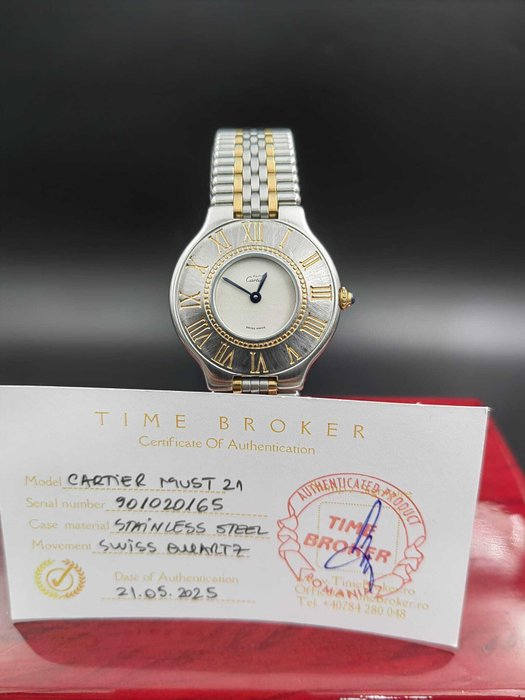 Cartier - Must de Cartier 21 - Sans Prix de Réserve - 9010 - Femme - 1990-1999