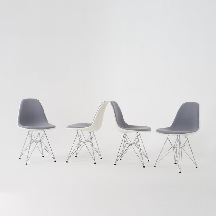 Vitra - Charles Eames, Ray Eames - Chaise (4) - DSR - Acier, Plastique