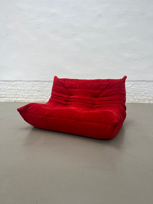 Ligne Roset - Michel Ducaroy - Canapé - Togo - Alcantara - 2 places