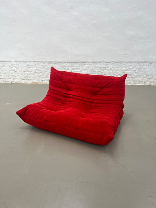 Ligne Roset - Michel Ducaroy - Canapé - Togo - Alcantara - 2 places