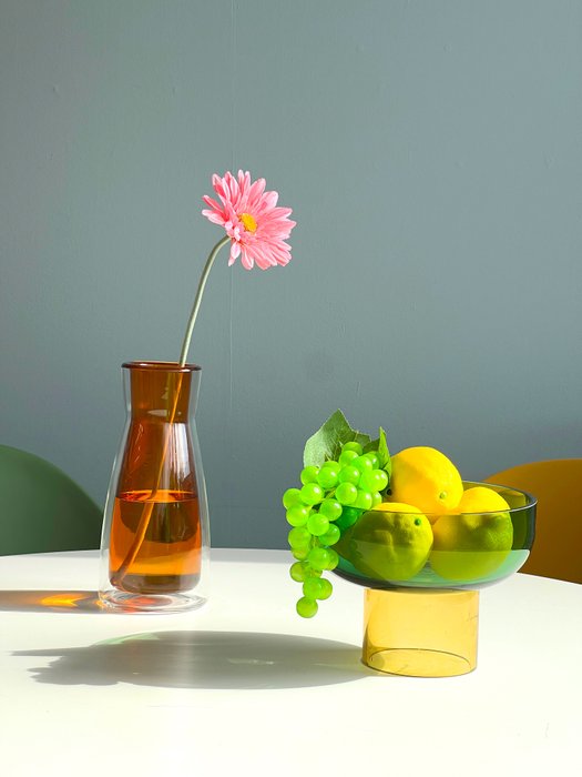 Cloudnola - Vase - Double Mur - Ensemble de 2 vases en verre