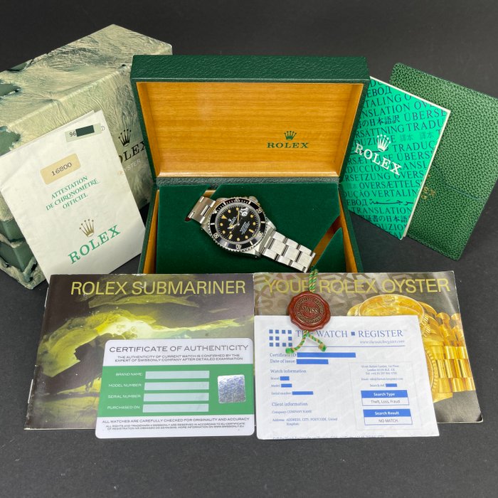 Rolex - Submariner Date - 168000 - Homme - 1987